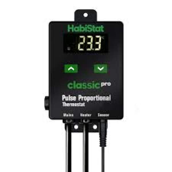 HabiStat Classic Pro Pulse Proportionalthermostat, Schwarz, 450 Watt